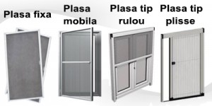 Tipuri de plase pentru insecte