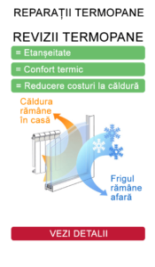 Revizii termopane = etanseitate